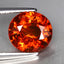 2.35 ct Oval (8.10 x 7.53 mm) Natural Mandarin Fanta Orange Spessartite Garnet
