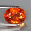4.35 ct Oval (9.94 x 7.36 mm) Natural Mandarin Fanta Orange Spessartite Garnet