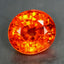 4.05 ct Oval (8.98 x 8.26 mm) Natural Mandarin Fanta Orange Spessartite Garnet