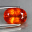 3.97 ct Oval (10.16 x 7.30 mm) Natural Mandarin Fanta Orange Spessartite Garnet