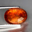 3.62 ct Oval (9.55 x 7.06 mm) Natural Mandarin Fanta Orange Spessartite Garnet