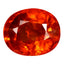 3.90 ct Oval (9.09 x 7.64 mm) Natural Mandarin Fanta Orange Spessartite Garnet