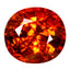 2.70 ct Oval (7.85 x 7.20 mm) Natural Mandarin Fanta Orange Spessartite Garnet