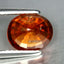 2.65 ct Oval (8.48 x 7.01 mm) Natural Mandarin Fanta Orange Spessartite Garnet