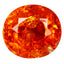 3.43 ct Oval (8.29 x 7.88 mm) Natural Mandarin Fanta Orange Spessartite Garnet