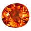 2.83 ct Oval (7.75 x 6.94 mm) Natural Mandarin Fanta Orange Spessartite Garnet