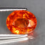 2.58 ct Oval (8.58 x 6.84 mm) Natural Mandarin Fanta Orange Spessartite Garnet