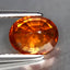2.58 ct Oval (8.58 x 6.84 mm) Natural Mandarin Fanta Orange Spessartite Garnet