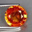 2.79 ct Oval (8.74 x 8.67 mm) Natural Mandarin Fanta Orange Spessartite Garnet