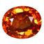 2.21 ct Oval (8.09 x 6.79 mm) Natural Mandarin Fanta Orange Spessartite Garnet