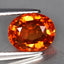 2.21 ct Oval (8.09 x 6.79 mm) Natural Mandarin Fanta Orange Spessartite Garnet