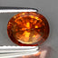 2.21 ct Oval (8.09 x 6.79 mm) Natural Mandarin Fanta Orange Spessartite Garnet