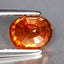 2.52 ct Oval (7.70 x 6.30 mm) Natural Mandarin Fanta Orange Spessartite Garnet