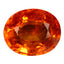 3.04 ct Oval (9.24 x 7.65 mm) Natural Mandarin Fanta Orange Spessartite Garnet