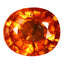 2.40 ct Oval (8.25 x 7.09 mm) Natural Mandarin Fanta Orange Spessartite Garnet
