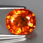 2.40 ct Oval (8.25 x 7.09 mm) Natural Mandarin Fanta Orange Spessartite Garnet