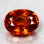2.30 ct Oval (8.55 x 6.44 mm) Natural Mandarin Fanta Orange Spessartite Garnet