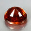 2.42 ct Oval (7.51 x 6.69 mm) Natural Mandarin Fanta Orange Spessartite Garnet