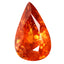 2.43 ct Pear (9.48 x 5.97 mm) Natural Mandarin Fanta Orange Spessartite Garnet