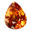 2.71 ct Pear (8.66 x 6.90 mm) Natural Mandarin Fanta Orange Spessartite Garnet