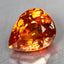 2.71 ct Pear (8.66 x 6.90 mm) Natural Mandarin Fanta Orange Spessartite Garnet
