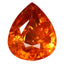 2.12 ct Pear (8.24 x 6.91 mm) Natural Mandarin Fanta Orange Spessartite Garnet