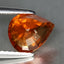 2.12 ct Pear (8.24 x 6.91 mm) Natural Mandarin Fanta Orange Spessartite Garnet