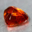 3.05 ct Heart (7.94 x 9.06 mm) Natural Mandarin Fanta Orange Spessartite Garnet