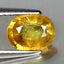 1.47 ct Oval (7.66 x 5.88 mm) Heated Natural Sri Lanka Yellow Sapphire Gemstone