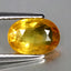 1.73 ct Oval (8.59 x 6.12 mm) Heated Natural Sri Lanka Yellow Sapphire Gemstone