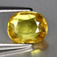 1.84 ct Oval (7.90 x 6.30 mm) Heated Natural Sri Lanka Yellow Sapphire Gemstone
