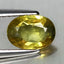 1.19 ct Oval (7.81 x 5.58 mm) Heated Natural Sri Lanka Yellow Sapphire Gemstone