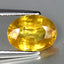 1.62 ct  Oval (8.26 x 6.19 mm) Heated Natural Sri Lanka Yellow Sapphire Gemstone
