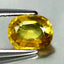 1.82 ct Oval (7.73 x 6.04 mm) Heated Natural Sri Lanka Yellow Sapphire Gemstone