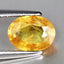 1.38 ct Oval (7.66 x 5.80 mm) Heated Natural Sri Lanka Yellow Sapphire Gemstone