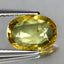 1.67 ct Oval (9.37 x 6.76 mm) Heated Natural Sri Lanka Yellow Sapphire Gemstone