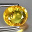 1.72 ct Oval (7.51 x 6.37 mm) Heated Natural Sri Lanka Yellow Sapphire Gemstone