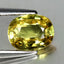 1.11 ct Oval (7.28 x 5.74 mm) Heated Natural Sri Lanka Yellow Sapphire Gemstone