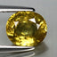 1.77 ct Oval (7.46 x 6.41 mm) Heated Natural Sri Lanka Yellow Sapphire Gemstone