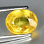 1.44 ct Oval (6.96 x 5.55 mm) Heated Natural Sri Lanka Yellow Sapphire Gemstone
