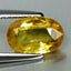 1.36 ct Oval (8.53 x 5.61 mm) Heated Natural Sri Lanka Yellow Sapphire Gemstone