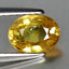 1.49 ct Oval (7.42 x 5.53 mm) Heated Natural Sri Lanka Yellow Sapphire Gemstone