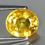 1.60 ct Oval (7.01 x 6.03 mm) Heated Natural Sri Lanka Yellow Sapphire Gemstone