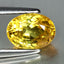 1.60 ct Oval (7.22 x 5.39 mm) Heated Natural Sri Lanka Yellow Sapphire Gemstone