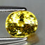 1.29 ct Oval (6.26 x 5.26 mm) Heated Natural Sri Lanka Yellow Sapphire Gemstone