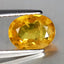 1.86 ct Oval (8.27 x 6.26 mm) Heated Natural Sri Lanka Yellow Sapphire Gemstone
