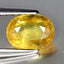 1.30 ct Oval (7.12 x 5.24 mm) Heated Natural Sri Lanka Yellow Sapphire Gemstone