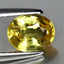 1.24 ct Oval (6.88 x 5.44 mm) Heated Natural Sri Lanka Yellow Sapphire Gemstone