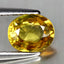1.27 ct Oval (7.05 x 5.77 mm) Heated Natural Sri Lanka Yellow Sapphire Gemstone