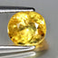 1.59 ct Oval (6.37 x 5.72 mm) Heated Natural Sri Lanka Yellow Sapphire Gemstone